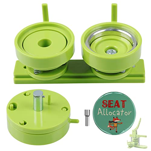 Happizza Button Maker Mold 2.25 inch/58mm, Interchangeable Die Mold Button Maker Mould Suitable for Slide Rail Button Maker Machine Pin Maker Machine Button Press - Image 1