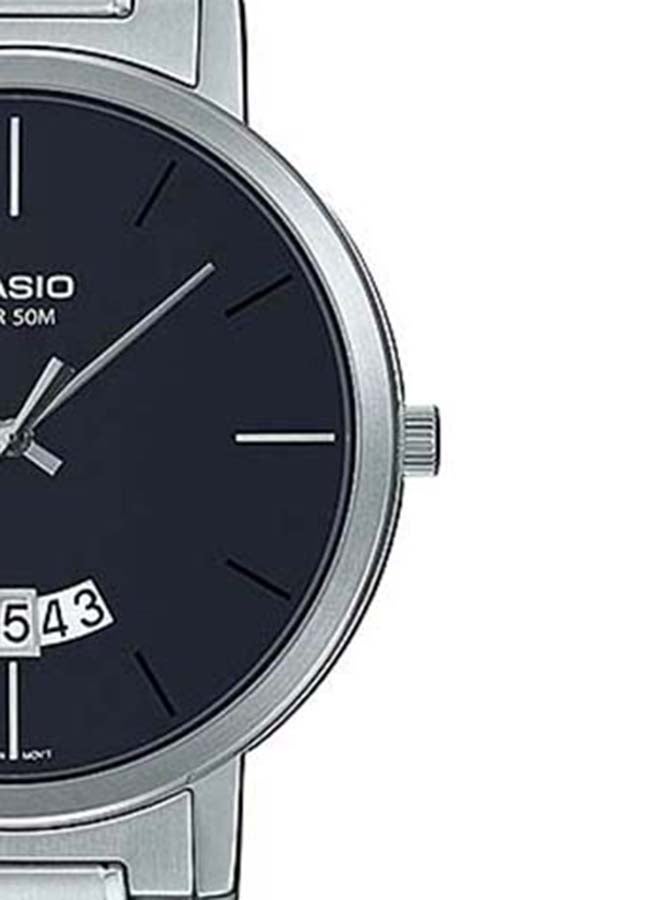 CASIO Men Wrist Watch MTP-B100D-1EVDF - 43 mm - Silver - Image 3