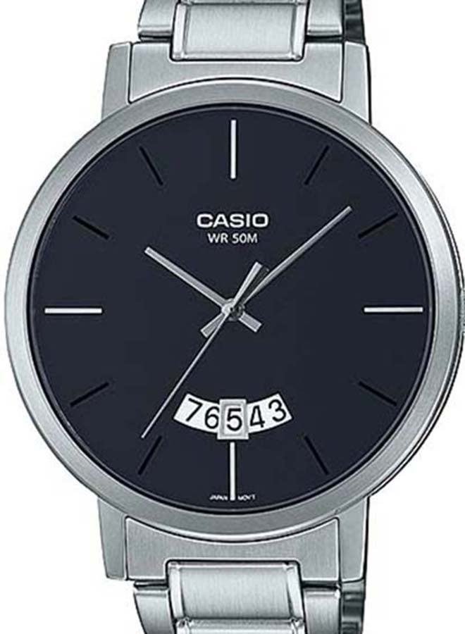CASIO Men Wrist Watch MTP-B100D-1EVDF - 43 mm - Silver - Image 5