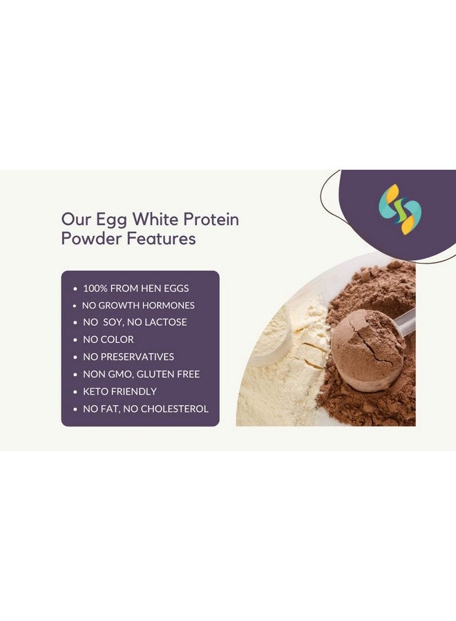 Sharrets Egg White Albumen Protein Powder For Men Women, Vanilla Flavored, 2 X 200G - Image 3