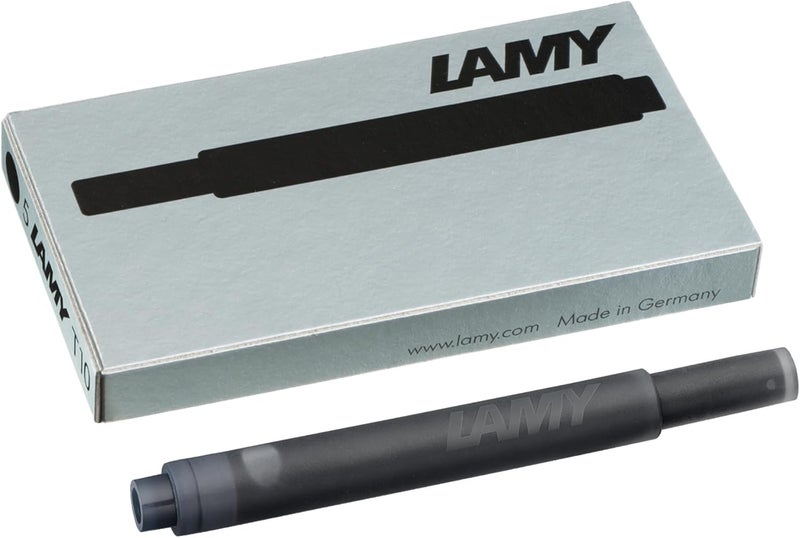 Lamy Black T10 Ink Cartridges, 5/pk (LT10BKB) - Image 1