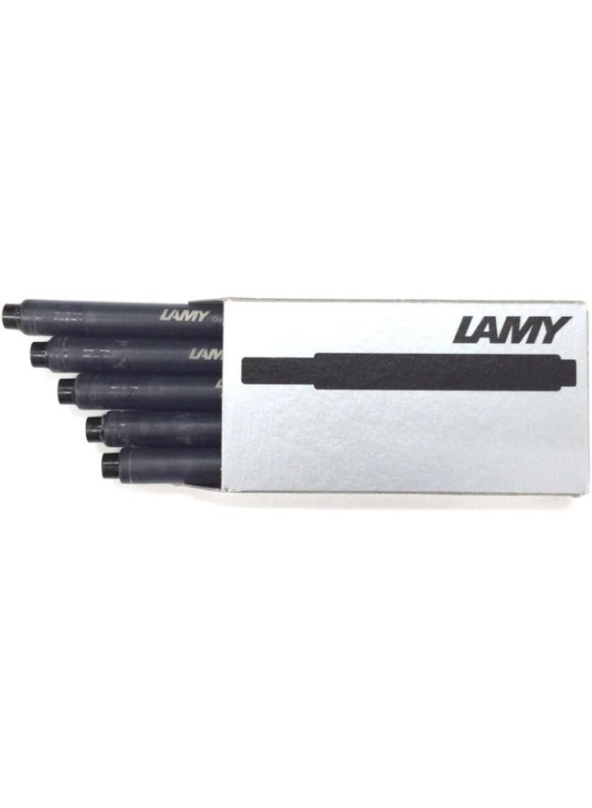 Lamy Black T10 Ink Cartridges, 5/pk (LT10BKB) - Image 2