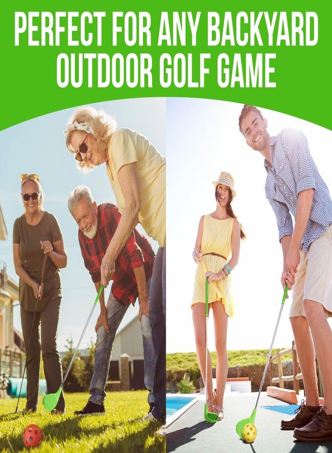 Samorillo [2 Pack] Backyard Outdoor Golf Clubs with Oversized Club Heads - Two Right-Handed Clubs Perfect for Players Over 5ft Tall - Made to Hit Plastic or Foam Balls - Safe for Sand Grass Yards Beach & Parks - Image 5