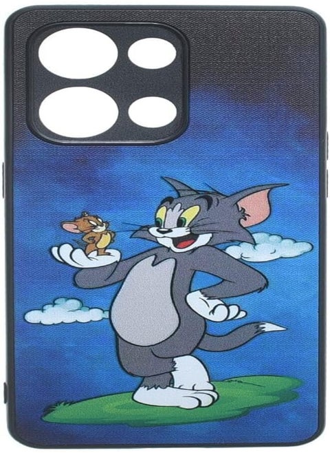 Boter. Plastic 3D Shockproof Back Case Designed With Raised Edge To Protect Camera lens Cute Cartoon Character Printed Suitable For OPPO RENO 9 - Multi Color