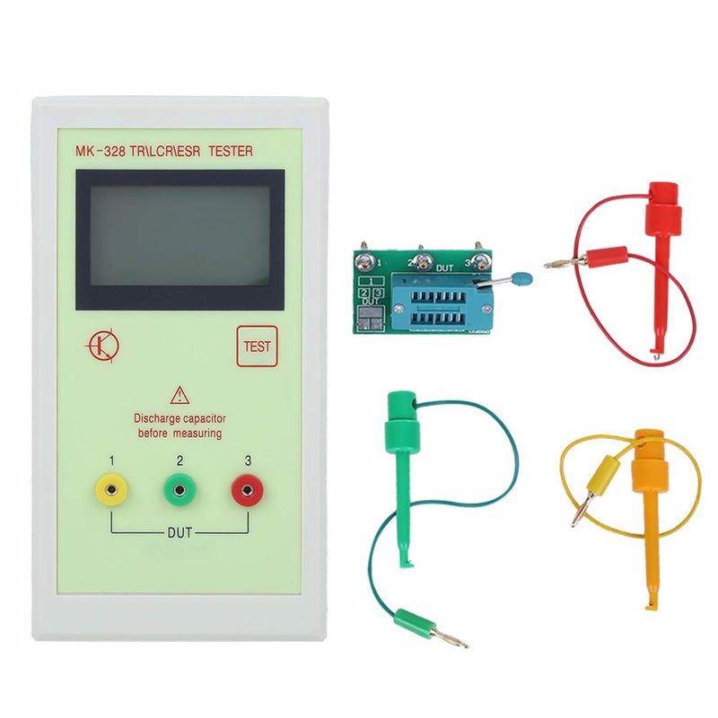MK 328 Transistor Tester LCR Meter Capacitance Inductance Multimeter Auto Power Off - Image 1