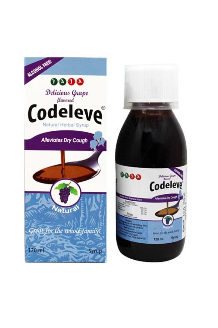 Codeleve Herbal Dry Cough Syrup 120ml - Image 1
