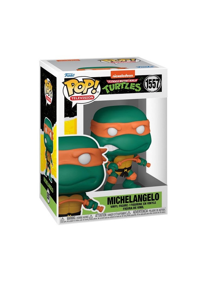 Funko فانكو بوب! تلفزيون: سلاحف النينجا المتحولة (TMNT) - مايكل أنجلو - تمثال فينيل قابل للجمع - فكرة هدية - منتجات رسمية - للأطفال والكبار - عشاق التلفزيون - Image 1