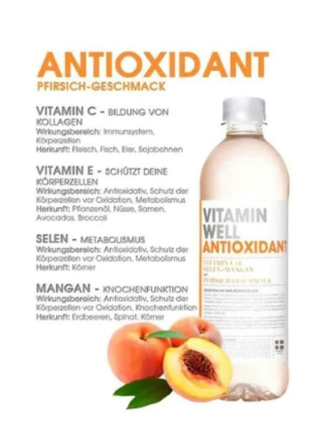 Vitamin Well Antioxidant Peach With Vitamin C And E Plus Selenium And Manganese bottle 500ml - Image 2