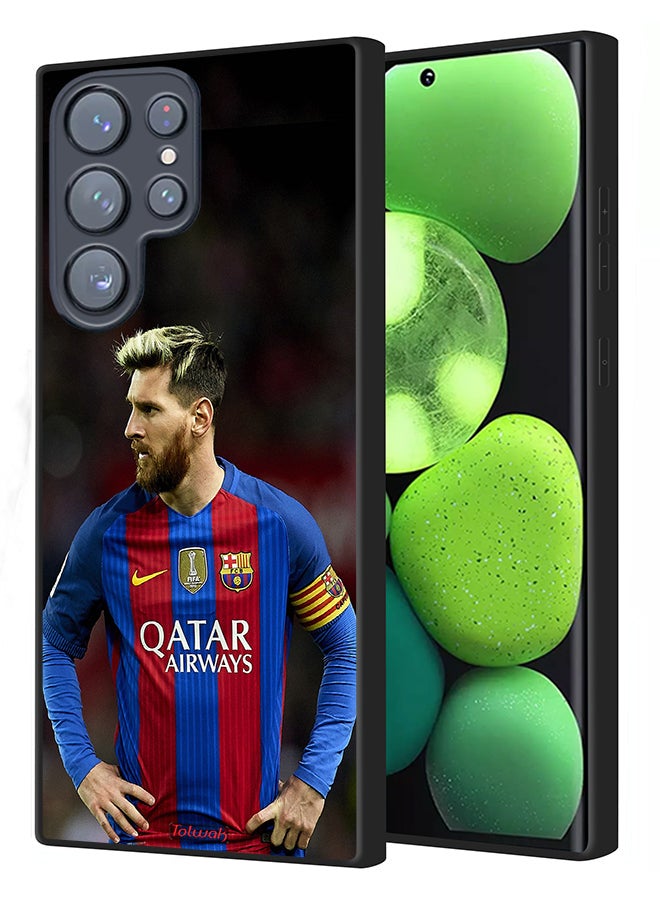 Tolwak Samsung Galaxy S22 Ultra 5G Protective Case Cover Messi Barcelona - Image 1