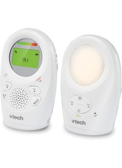 vtech VTech DM1211 Enhanced Range Digital Audio Baby Monitor with Night Light, 1 Parent Unit, Silver & White  - Image 3