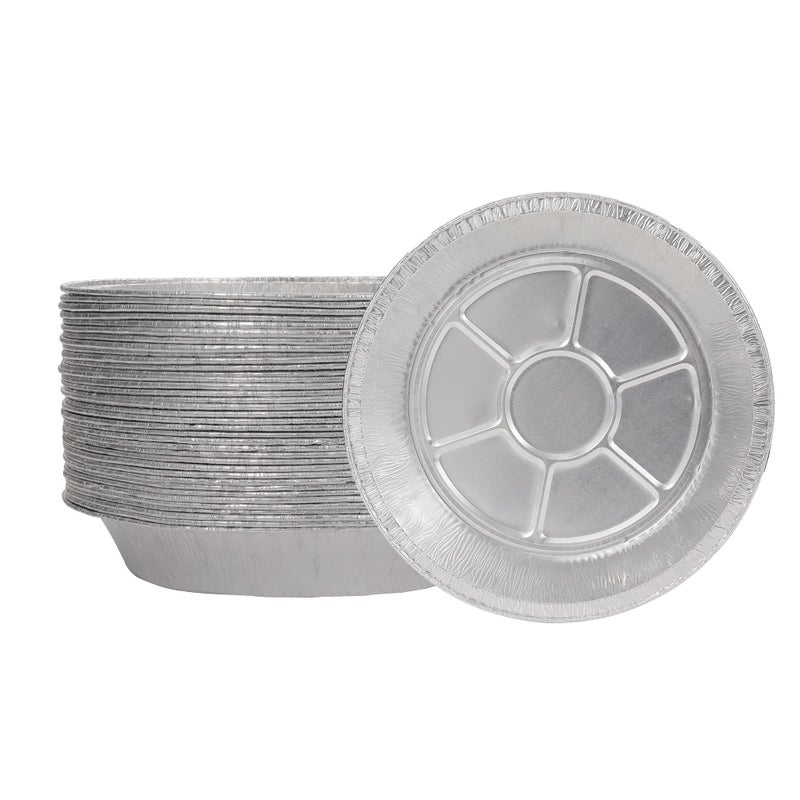 Waytiffer 9 Pie Pans 30pack  Disposable Aluminum Foil Pie TinsHeavyduty Baking Tin Plates Standard Size