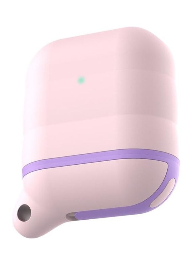 Wireless Earphone Waterproof Silicone Protective Case For Apple AirPods 1/2 Pink