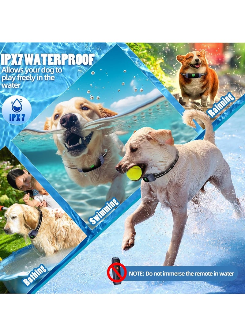 Dog Training Collar with Remote Control 2800FT - Dog Shock Collar for Medium and Large Dogs, IPX7 Waterproof E Collar for Dog Training with Unique 3-Setting Safety Lock and Flashlight