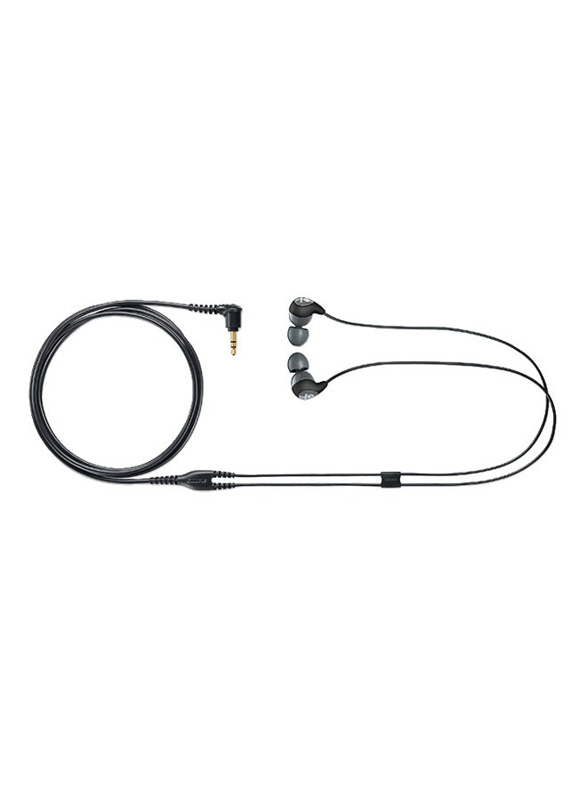 Shure SE112-GR Sound Isolating Earphones With Single Dynamic MicroDriver Grey/Black - Image 1