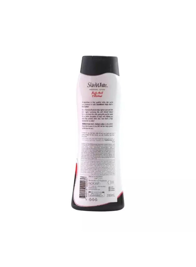 Skin White Kojic Acid + Retinol Whitening Body Lotion SPF 20- 200ml - Image 2