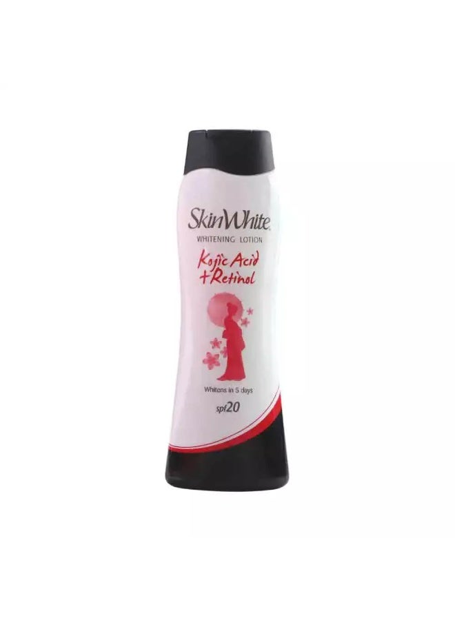 Skin White Kojic Acid + Retinol Whitening Body Lotion SPF 20- 200ml - Image 1