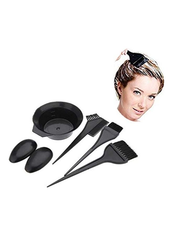NIBEMINENT 5-Piece Hair Dye Set Kit Black - Image 1