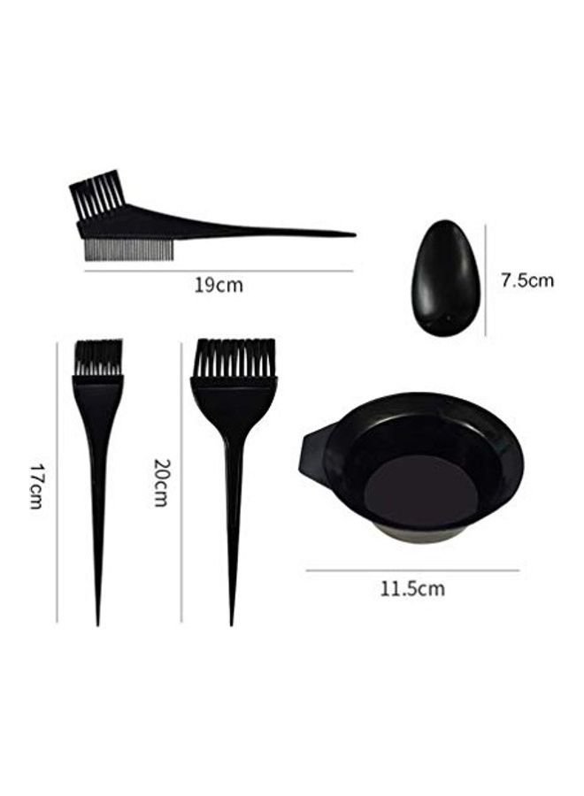 NIBEMINENT 5-Piece Hair Dye Set Kit Black - Image 2