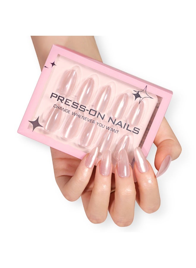 Remy Belle 30 قطعة أظافر لاصقة تشمل الغراء، مبرد أظافر، دافع جلد الأظافر - Image 1