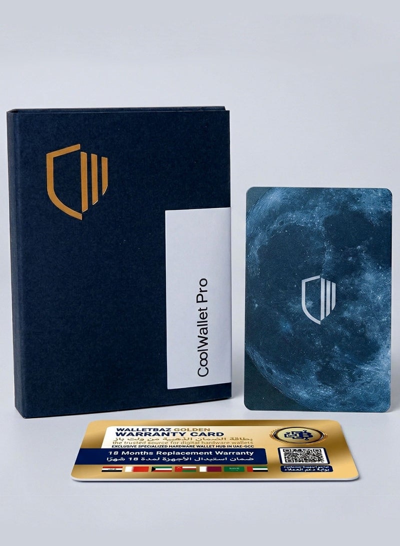 CoolWallet Pro Crypto Hardware Wallet + CryptoKIT Premium Bundle | Official UAE Reseller, E-Paper Display, Advanced Security (EAL6+), Military Bluetooth, Anti-Tamper, Water Resistant, NFT, for iOS/Android - Image 1