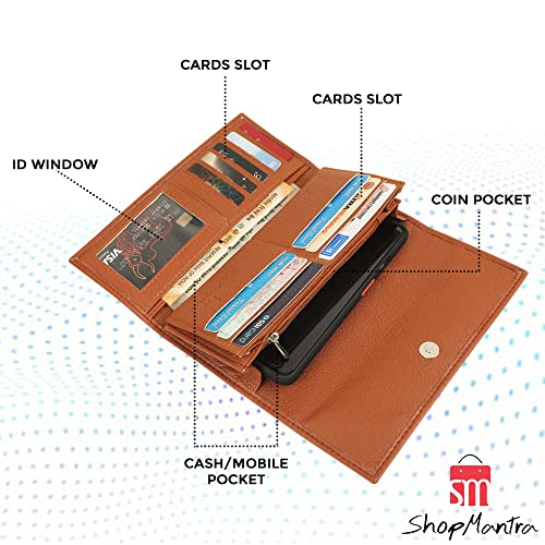 ShopMantra Wallet for Woman | Floral Print Faux Leather Clutch | Slim & Stylish Money Organizer with Card Slots | Vibrant Multi-Color Design & Butterfly Print - Image 5