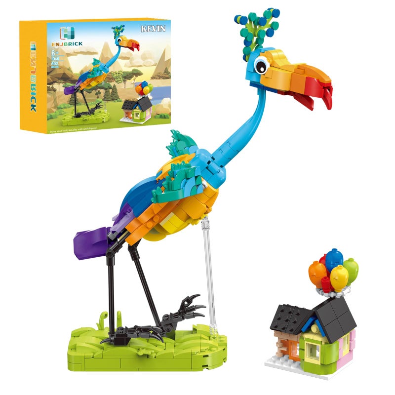 ENJBRICK Kevin Bird Up House Building Sets for AdultsCute Movie Animal Building Toy Set for Girls and Boys Age 814 Years Christmas and Birthday Gifts 602 pcs - Image 2