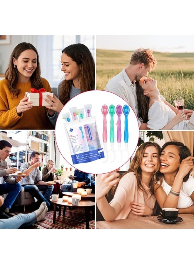 12PCS Disposable Multifunctional Toothbrush Portable - Image 3