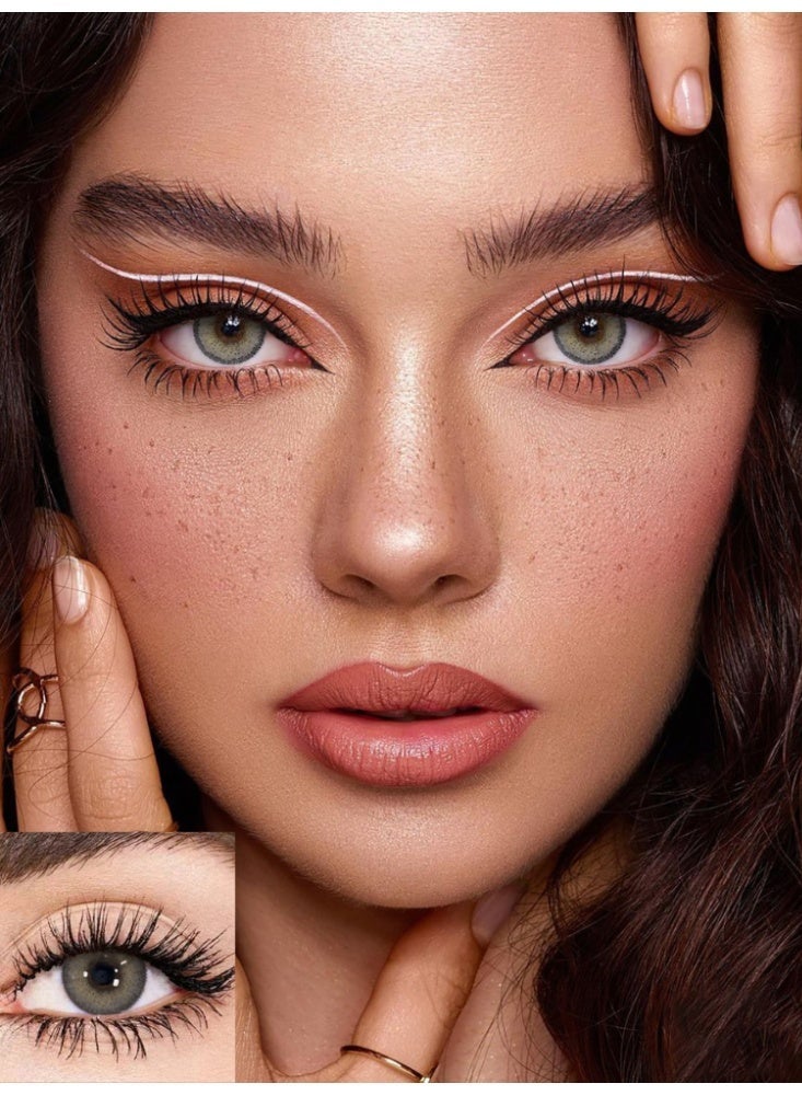 يواي عدسات لاصقة طبيعية - عدسات تجميلية للجنسين - عدسات موضة طبيعية - محتوى الرطوبة 42% - Image 1