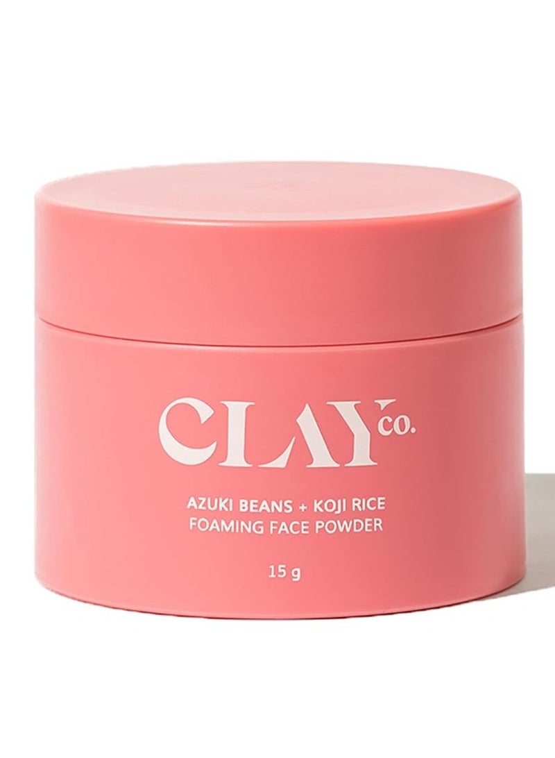 Brightening Azuki Beans & Koji Rice Foaming Face Wash Powder 15 g | Face Wash Women | Salicylic Acid with Kojic Acid | Clay Mask for Glowing Skin | Japanese Skin Care Products