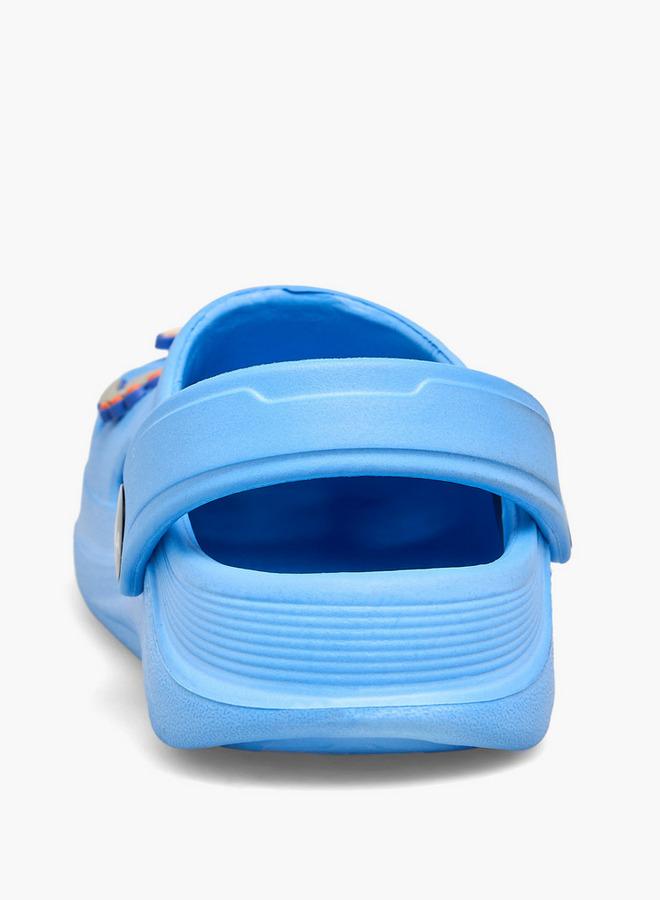 Aqua Boys Dinosaur Applique Clogs - Image 5
