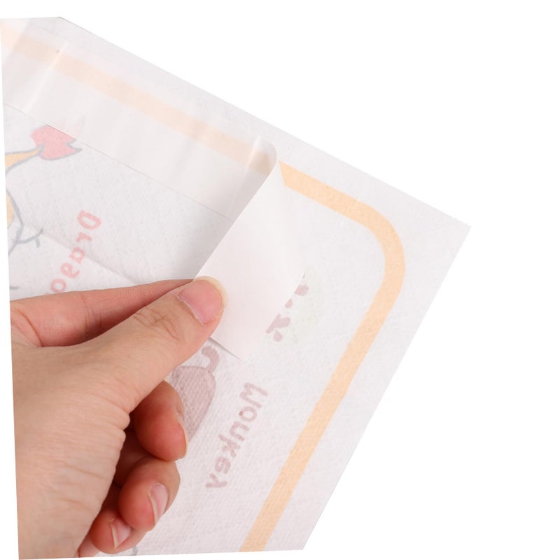 Beige Disposable Placemats 10 Pack Travel Dining Mats For Toddlers Table Restaurant Home Use - Image 4