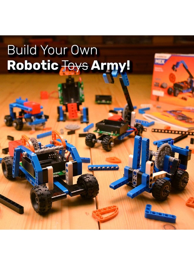 أفيشكار مجموعة أدوات البدء في الروبوتات 5 في 1 من Avishkaar Mex، ألعاب روبوت للأطفال من سن 8 إلى 12 عامًا، مجموعة بناء وبناء تحتوي على أكثر من 100 جزء، مجموعة تعليمية وتعليمية، صنع في الهند، متعدد الألوان - Image 4