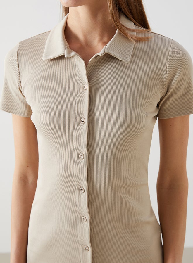 LC WAIKIKI Polo Neck Women's Bodycon Dress - Image 3