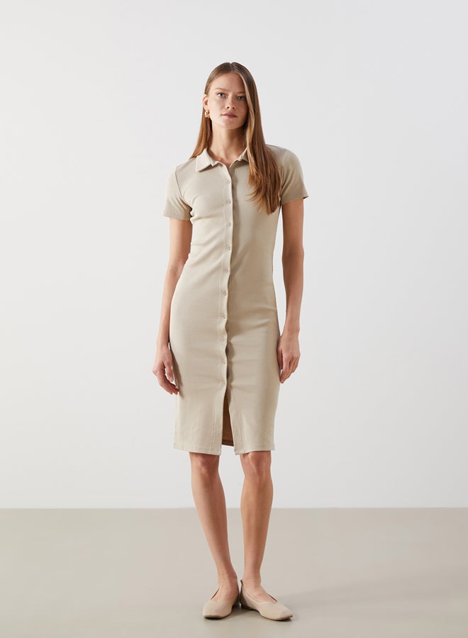 LC WAIKIKI Polo Neck Women's Bodycon Dress - Image 2