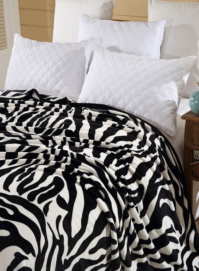 نيبمينينت Thick Warm Comfy Bed Blanket Cotton Black 200x230centimeter - Image 2