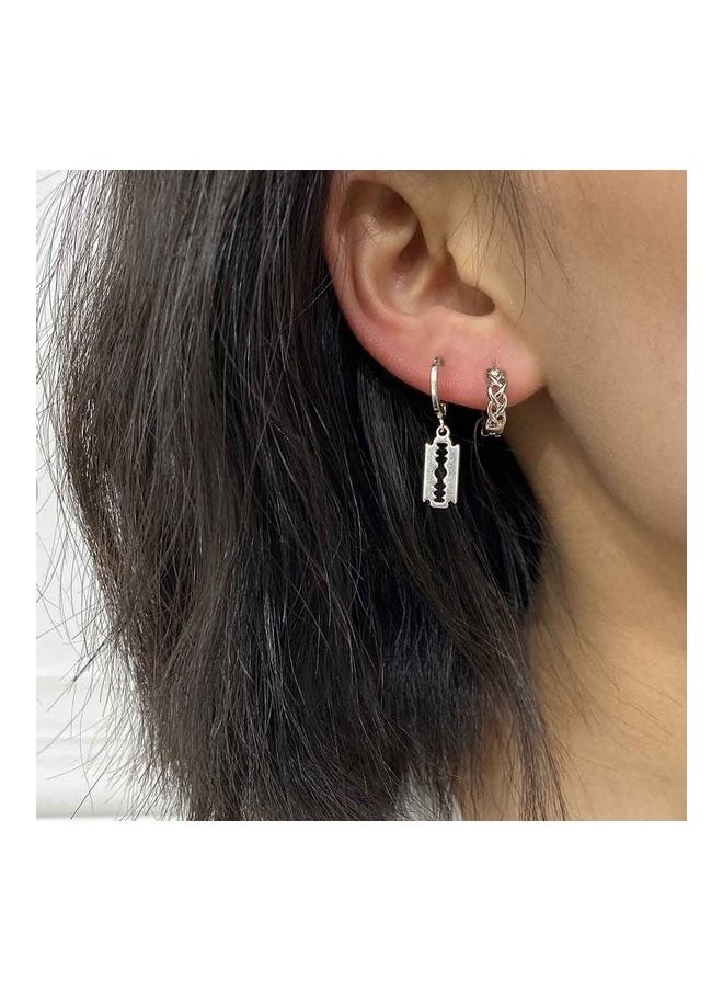NIBEMINENT - 2 Piece Rhinestone Exquisite Design Ear Cuff - Image 1