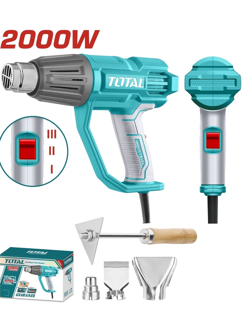 TOTAL Heat gun,capacity 2000 watts,speeds - Image 1