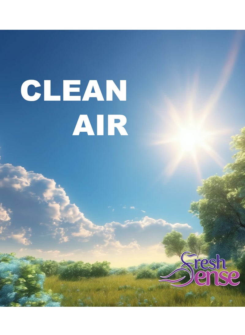 Fresh Sense CLEAN AIR Refill - PACK of 6 x 260ml - Automatic Spray Auto Spray Air Freshener for Home Bathroom Toilet Office Neutralizes Bad Odors FRESH SENSE - Image 2