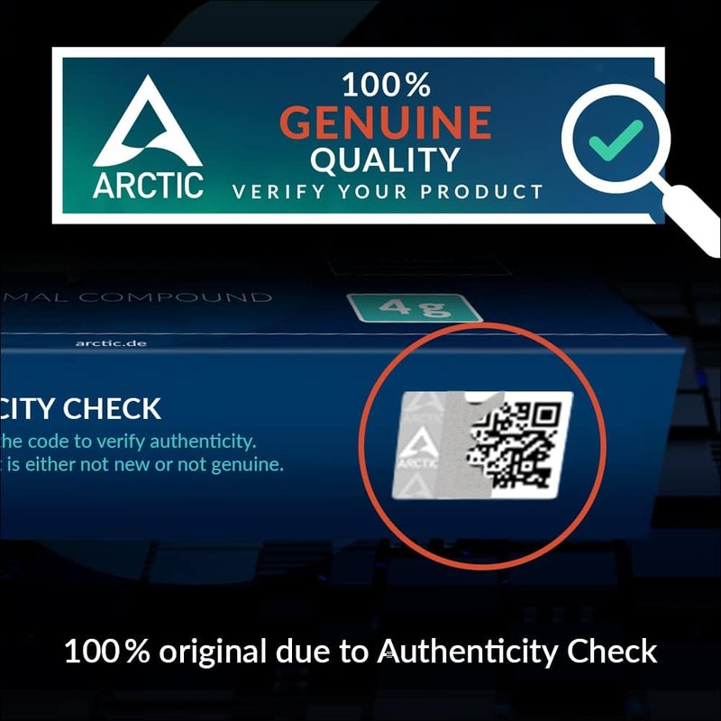 Arctic MX-4 (45 g) - Premium Performance Thermal Paste for All Processors (CPU, GPU - PC), Very high Thermal Conductivity, Long Durability, Safe Application, Non-Conductive - Image 3