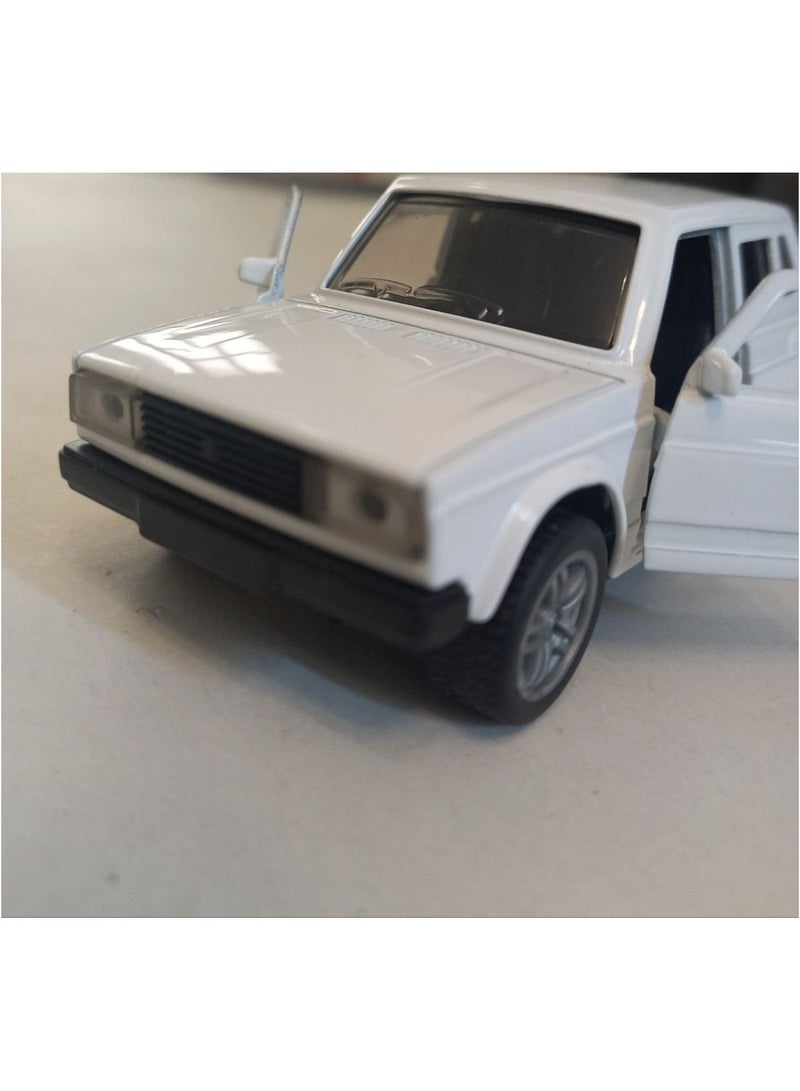 عربية معدن لون ابيض - Image 3