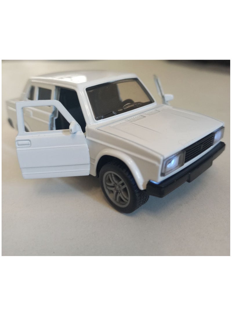 عربية معدن لون ابيض - Image 1