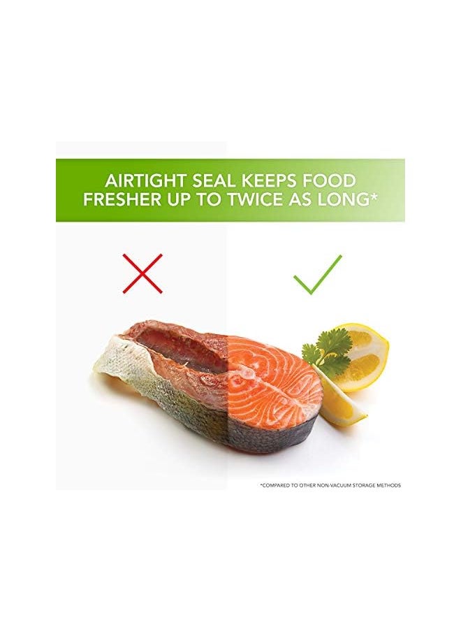 FoodSaver Handheld Cordless Food Vacuum Sealer Machine | With Charging Dock, 1 Vacuum Container And 10 Zipper Vacuum Bags | Vs1199 | Black/Silver  - Image 2