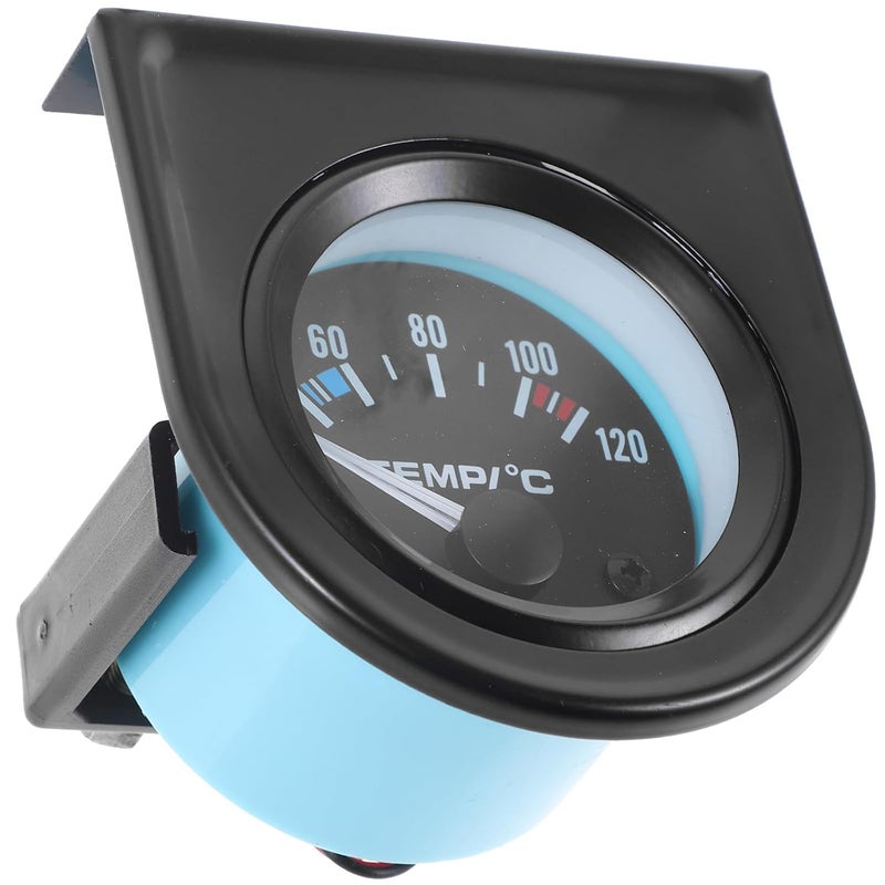 ORFOFE Mechanical 52mm Water Temperature Gauge for Car and Truck, Black Dial, 40-120℃ Range, Water Tank Temp Meter, Automotive Interior Accessory for Engine Monitoring - Image 1
