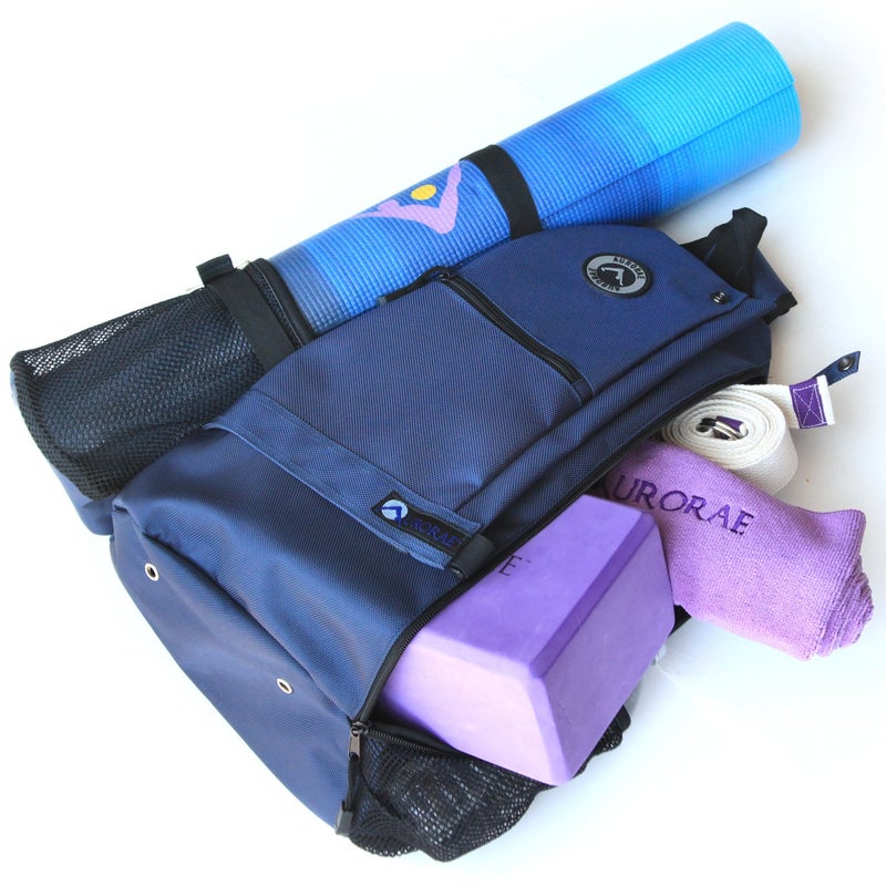 AURORAE Yoga Mat/Gym/Picklleball Cross-body Travel Sling Back Pack. Mat sold separately. - Image 3