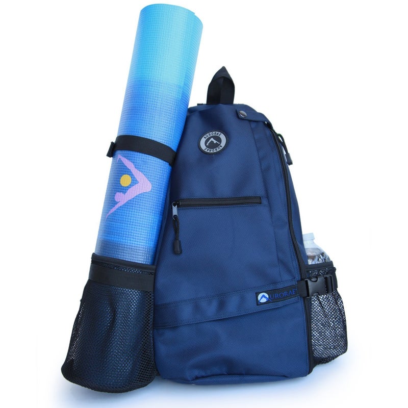 AURORAE Yoga Mat/Gym/Picklleball Cross-body Travel Sling Back Pack. Mat sold separately. - Image 1