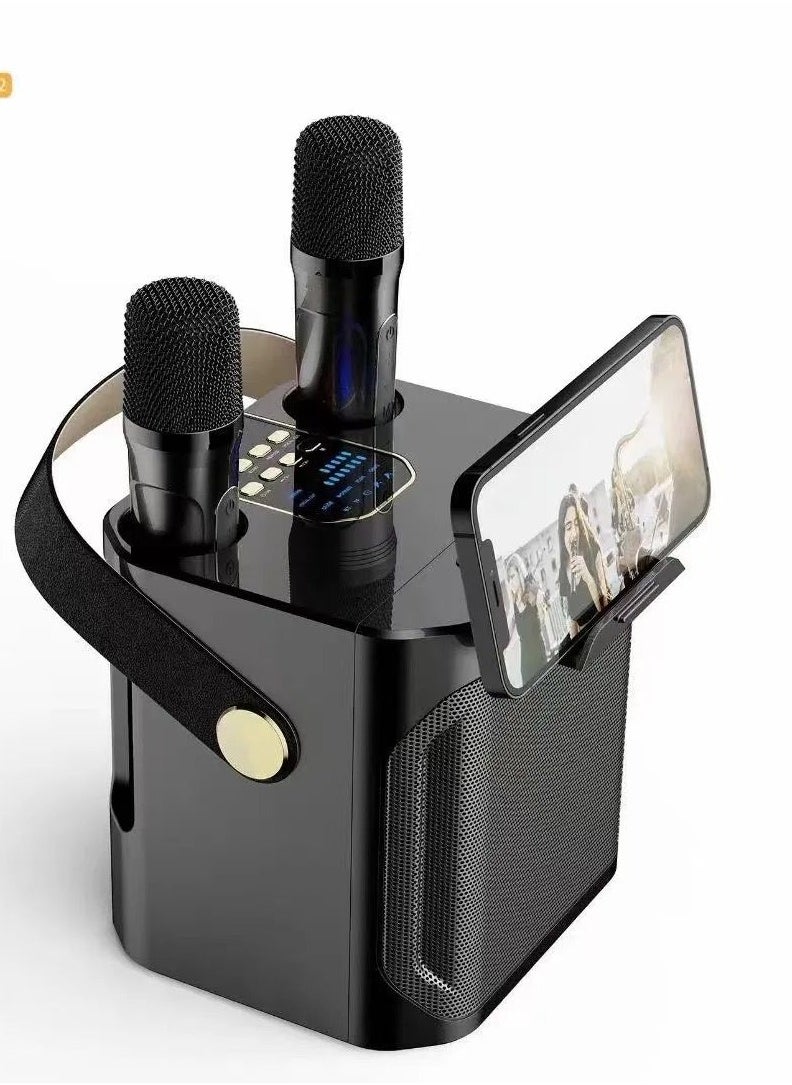 KOLEER - Rechargeable Bluetooth Karoke Speaker with Microphones and Active Music Player S882 - Image 1