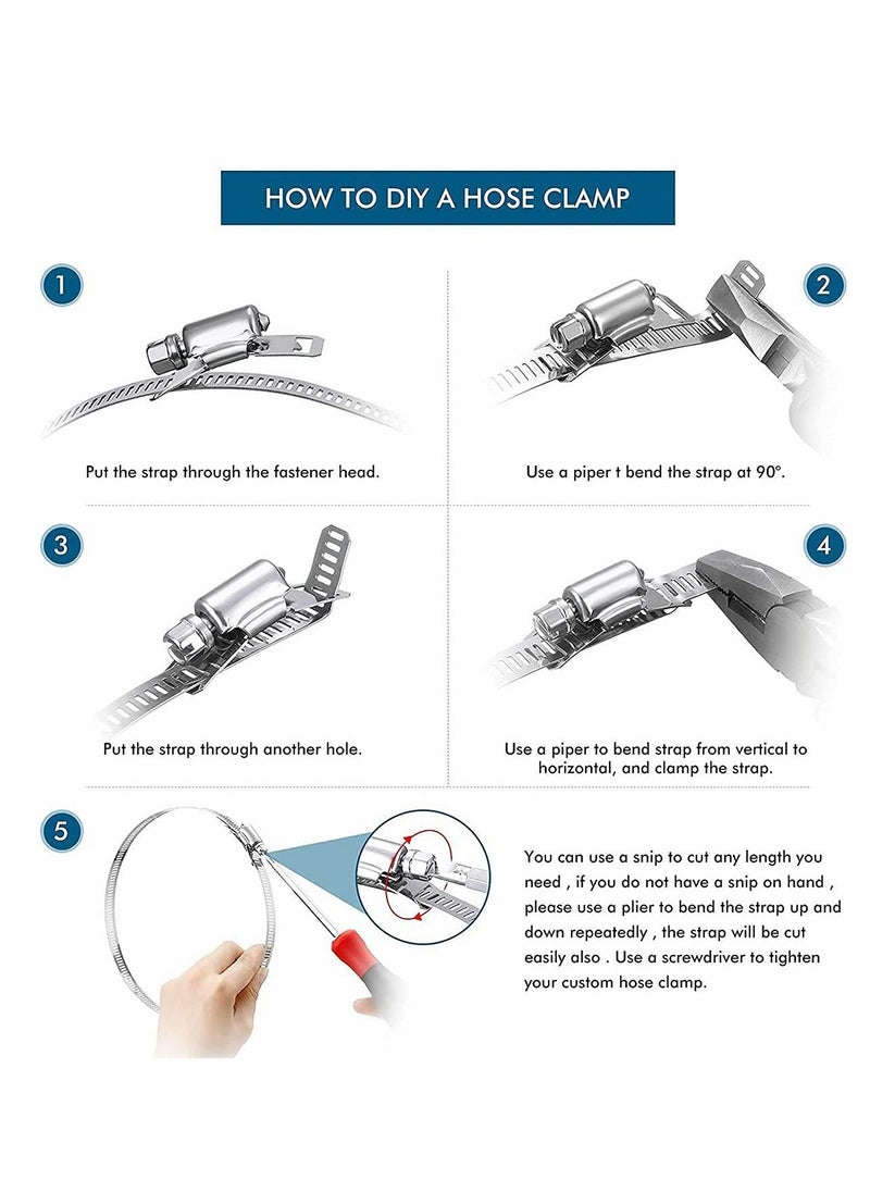 Generic - Clamps Hose Stainless Steel Worm Clamp - Image 1