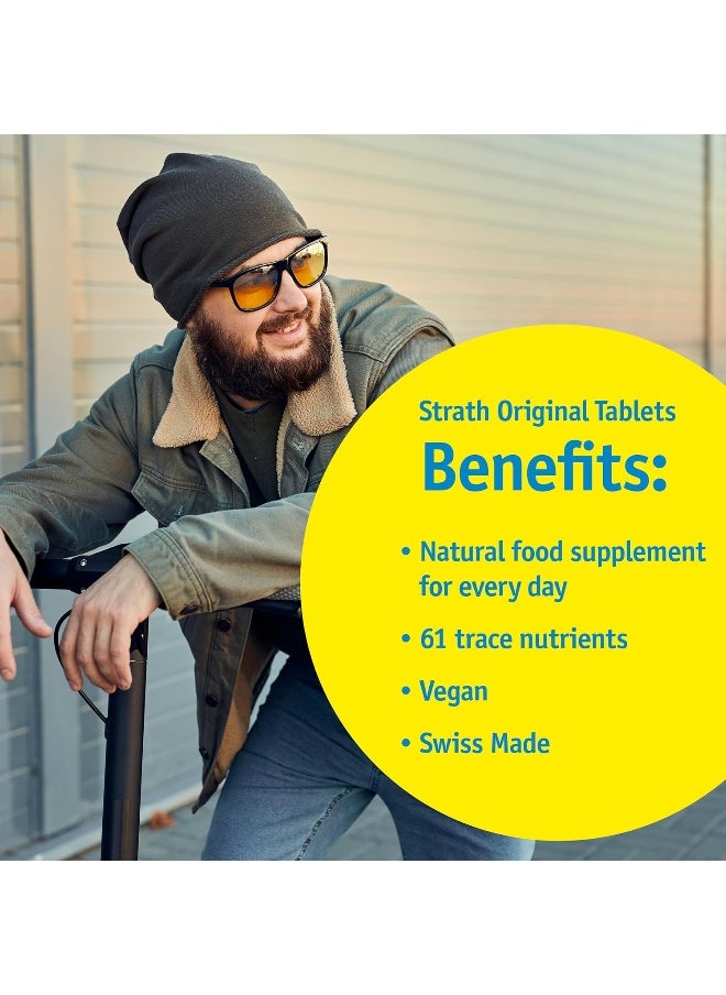 Bio-Strath Biostrath Whole Food Supplement For Energy Memory Support 500 Mg (100 Tablets)  - Image 2