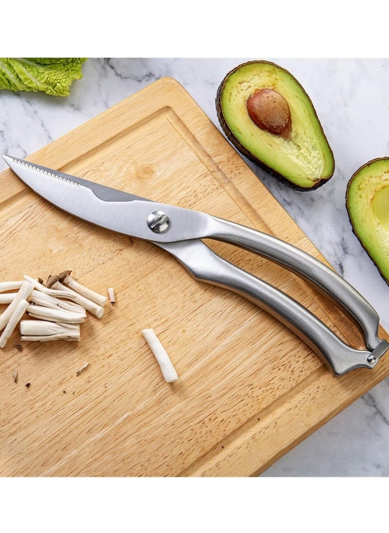 ALMUFARREJ Multifunctional stainless steel poultry shears for cutting chicken and fish  - Image 5