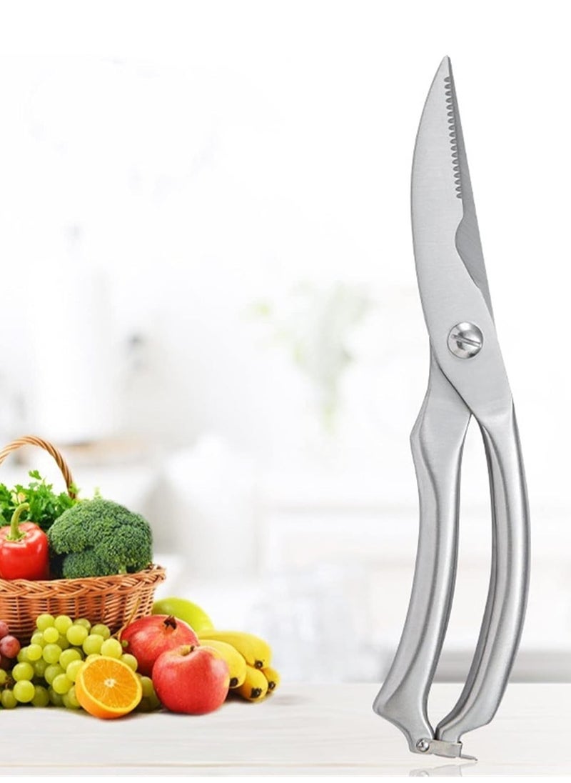ALMUFARREJ Multifunctional stainless steel poultry shears for cutting chicken and fish  - Image 2